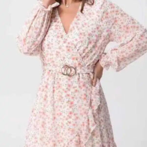 Vestido gasa flores
